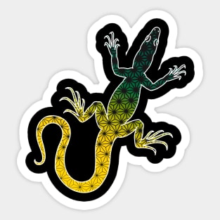 Geometric Goanna Sticker